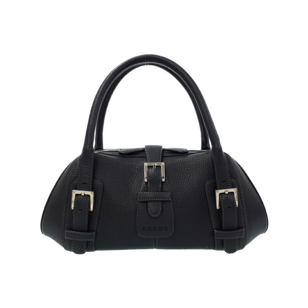 Loewe Senda Bag Handbag Leather Black